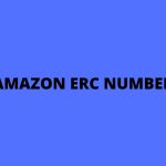 AMAZON ERC NUMBER